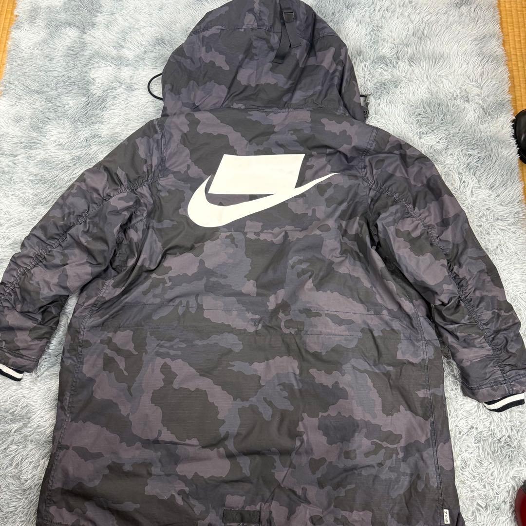 NIKE 迷彩 ロングジャケット XXL中綿 ベンチコート AA8860-475