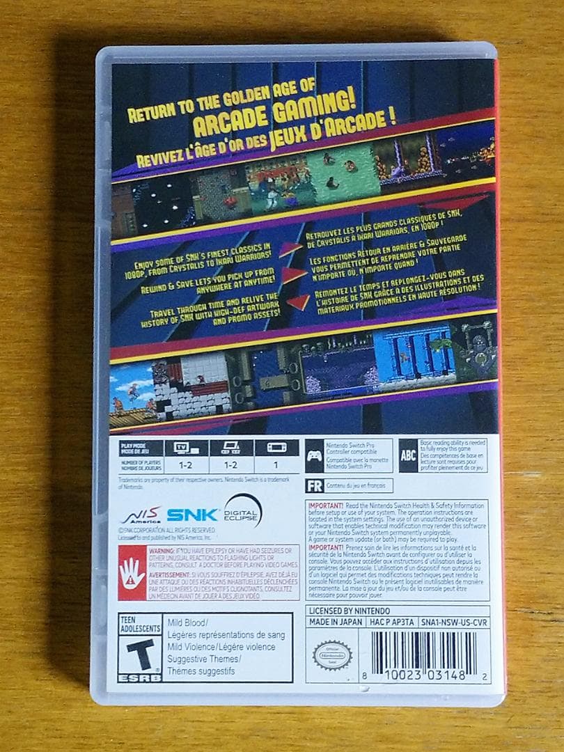 Nintendo Switch Switch SNK 40th ANNIVERSARY COLLECTION
