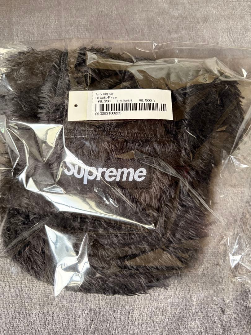 帽子 Suprem Fuzzy Camp Cap Black