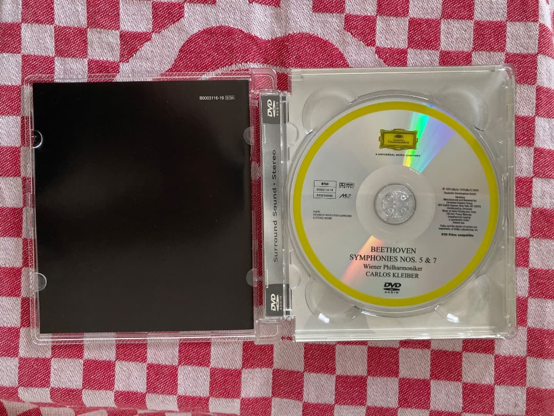 DVD Audio クライバー ベートーヴェン交響曲第5番第7番 高音質盤