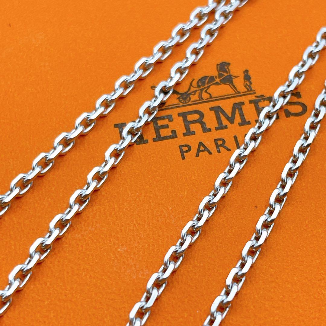 HERMES 希少　ネックレス　チェーン　ヴィンテージ　シルバー925