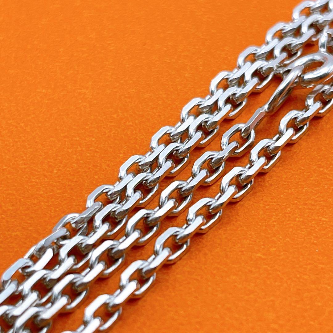 HERMES 希少　ネックレス　チェーン　ヴィンテージ　シルバー925