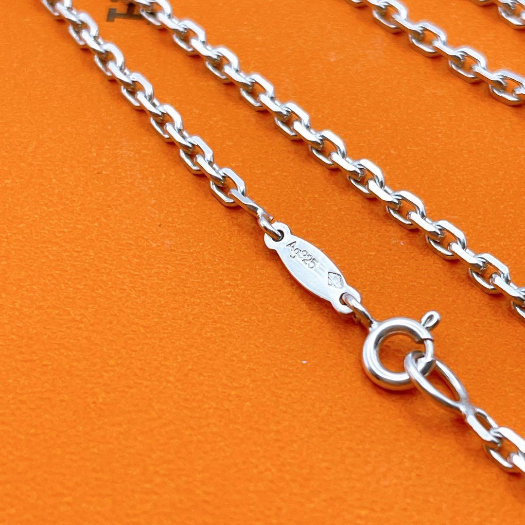 HERMES 希少　ネックレス　チェーン　ヴィンテージ　シルバー925