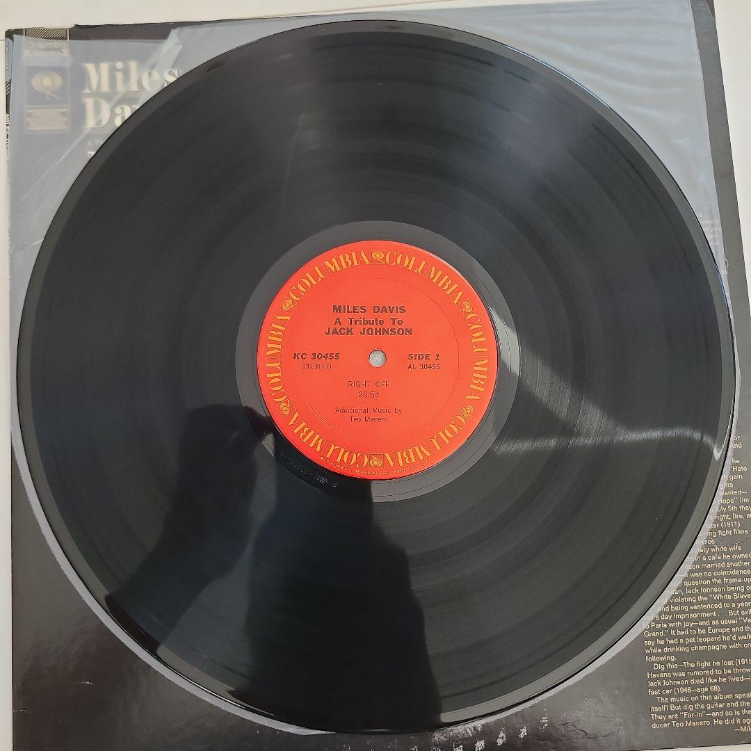 ★ジャケ変更後ＵＳ盤 両面マト１★『ジャック・ジョンソン』Miles Davis