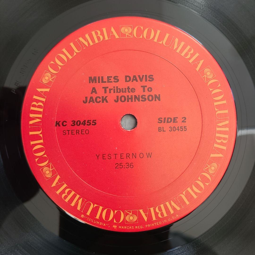 ★ジャケ変更後ＵＳ盤 両面マト１★『ジャック・ジョンソン』Miles Davis