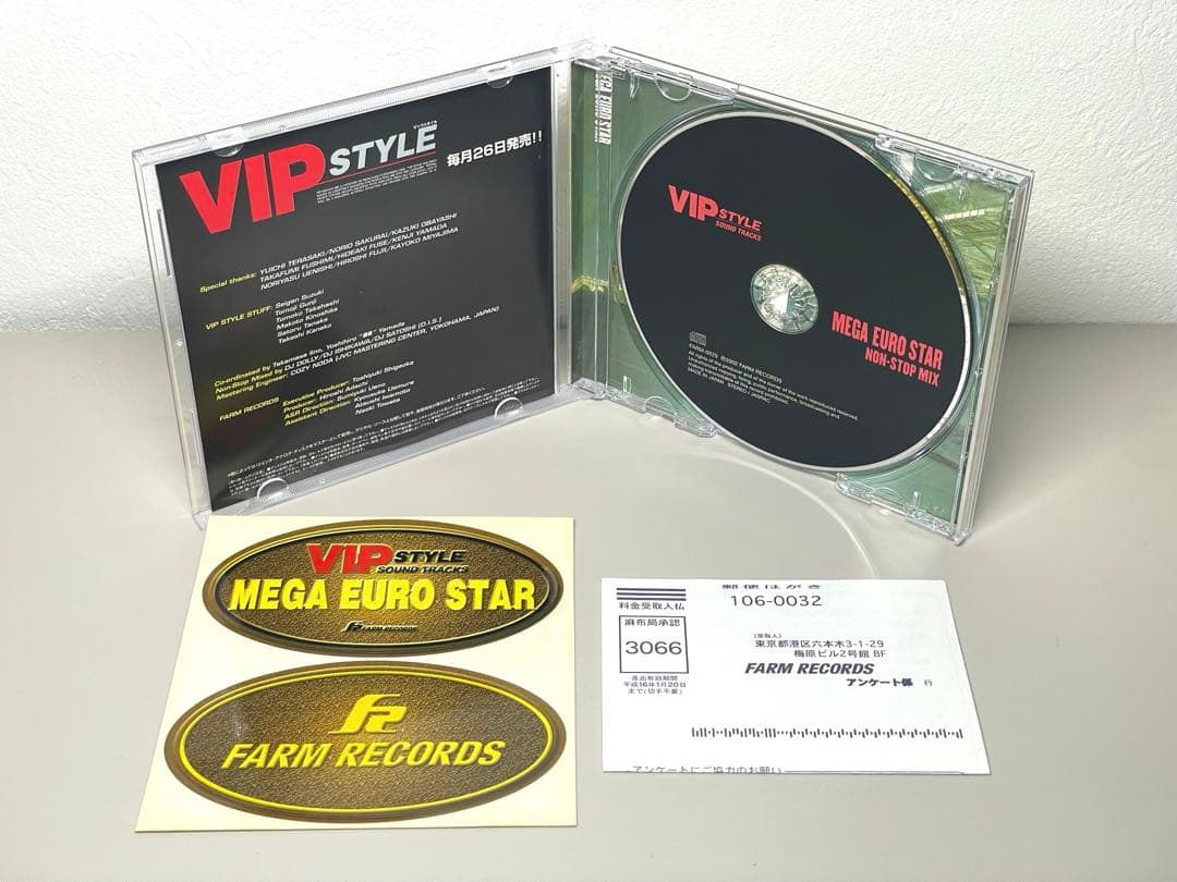 美品 CD vip mega euro star non stop mix