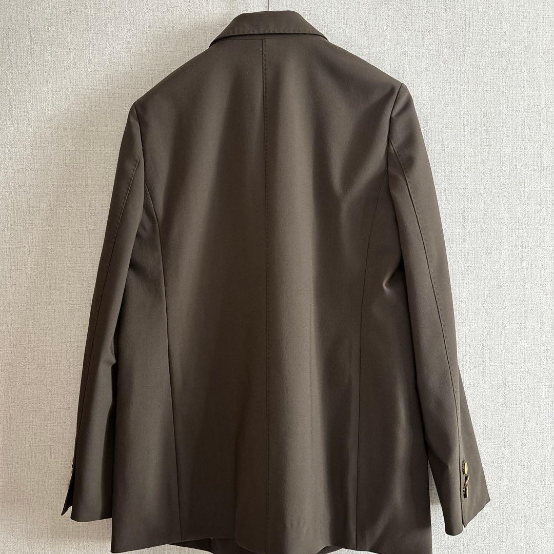 新品　スピックアンドスパン　プレーンウィーブダブルブレストジャケット　34