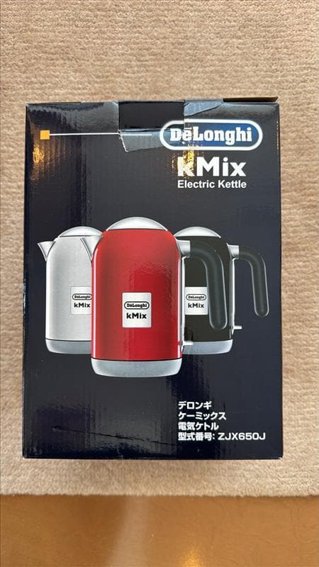 De’Longhi kMix 電気ケトル ホワイト 新品未使用 箱付き