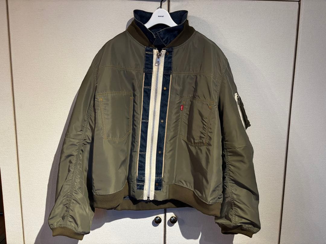 Sacai × Levi's Twill Reversible Blouson