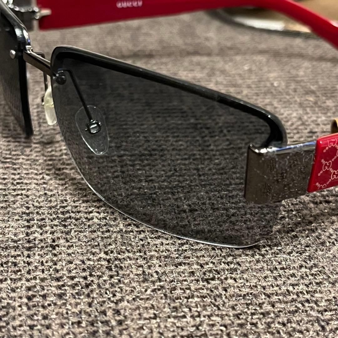 GUCCI グッチ サングラス GG柄 ワインレッド