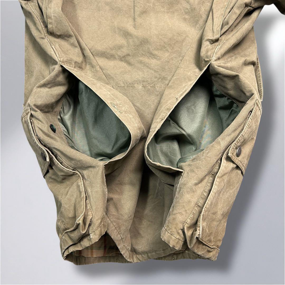 80'sHunting jacketフランス製XL襟コーデュロイ動物ボタン
