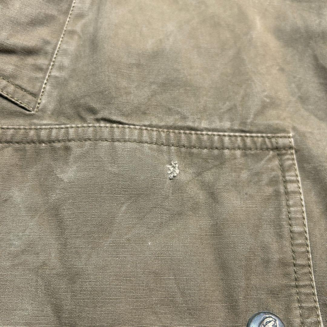 80'sHunting jacketフランス製XL襟コーデュロイ動物ボタン