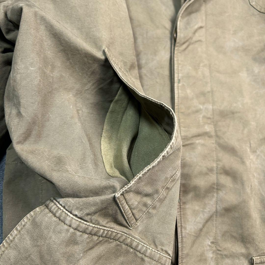 80'sHunting jacketフランス製XL襟コーデュロイ動物ボタン