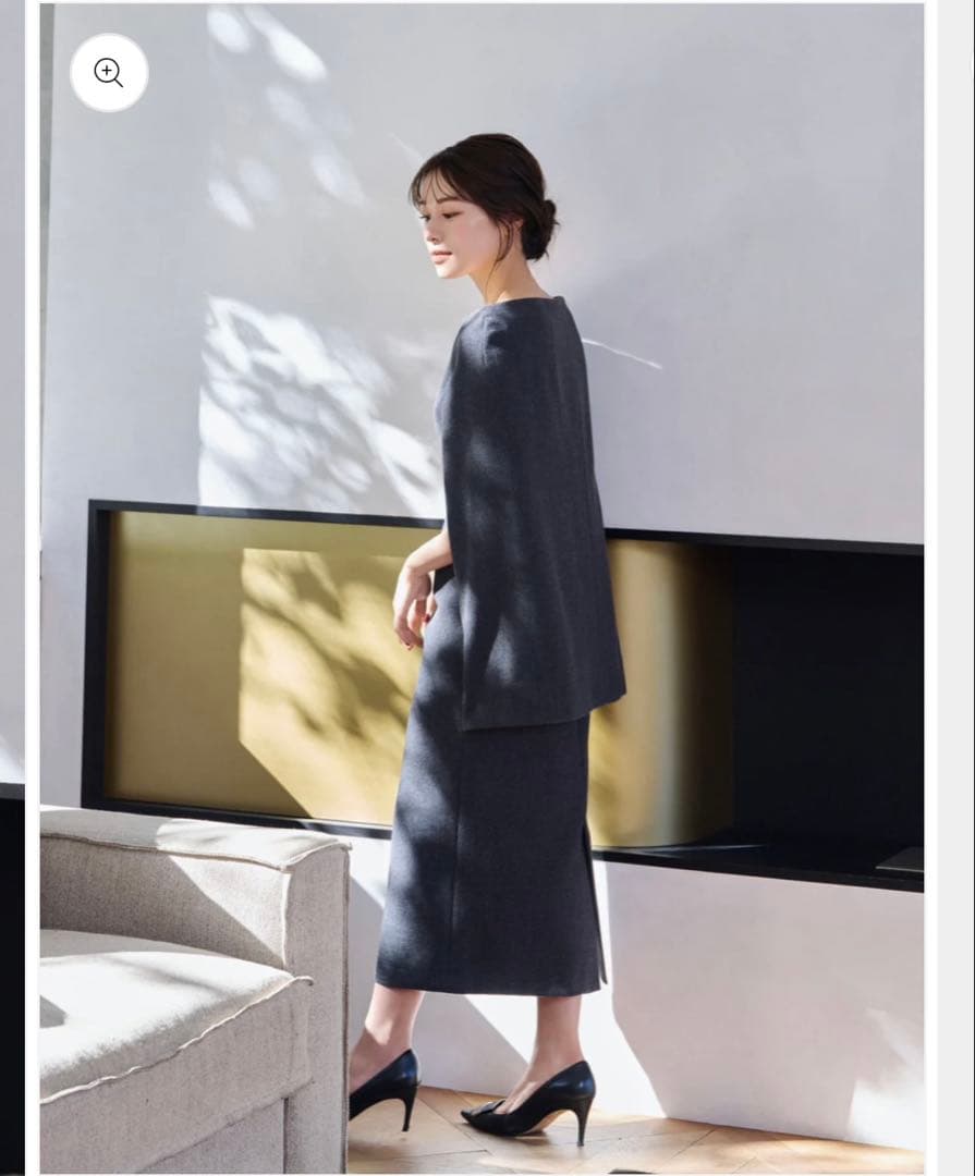 ワンピース Narrow line Cape Dress laubeblanc