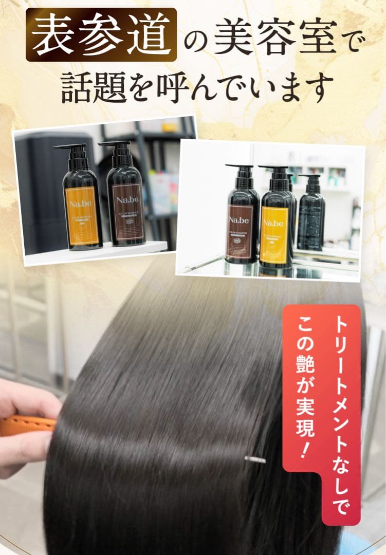 Na.be モカ　カラーシャンプー トリートメント効果の詰替2パウチ
