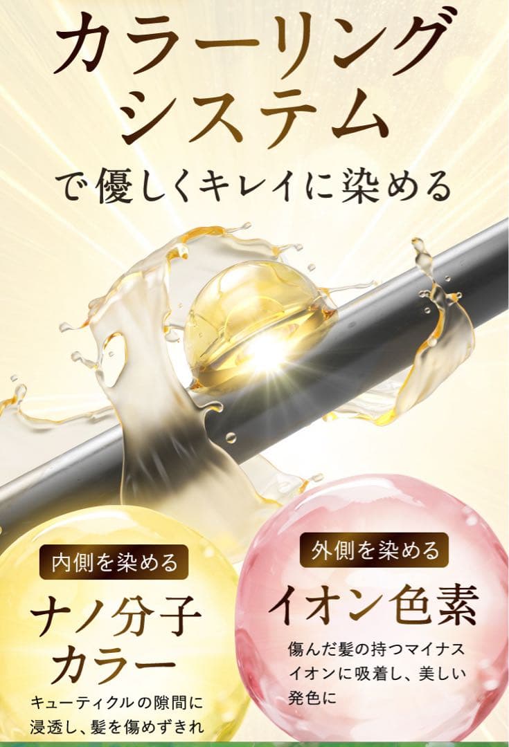 Na.be モカ　カラーシャンプー トリートメント効果の詰替2パウチ