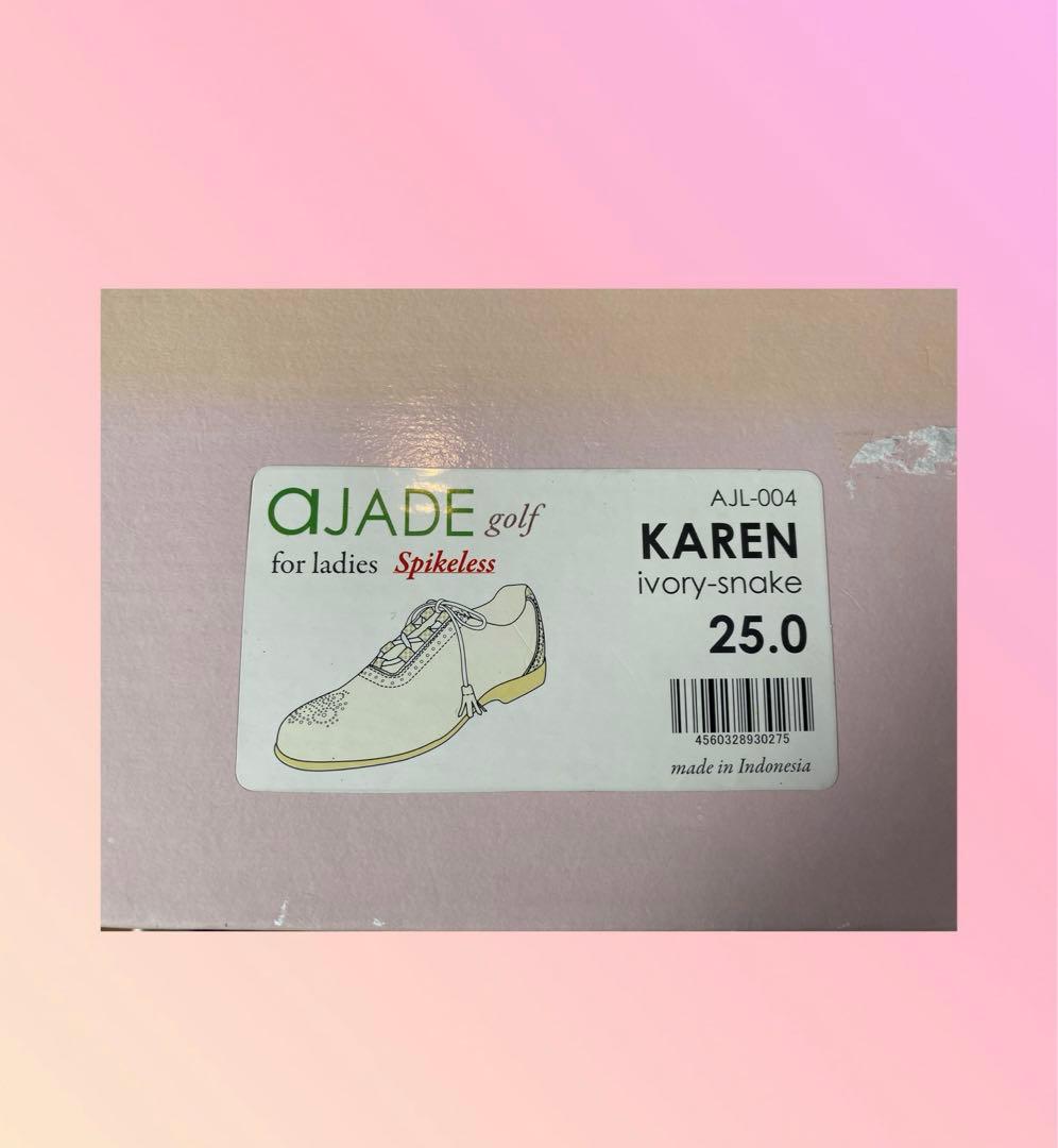 【★ゴルフシューズ★】aJADE GOLF アジェイド Karen 定価3万円弱