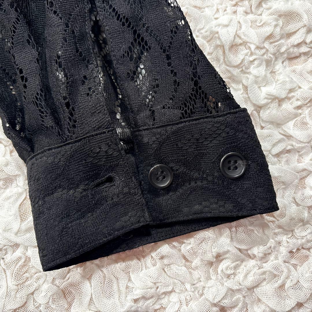 HARE ハレ フラワーレースブルゾン 完売品 ブラック ジャケット アウター