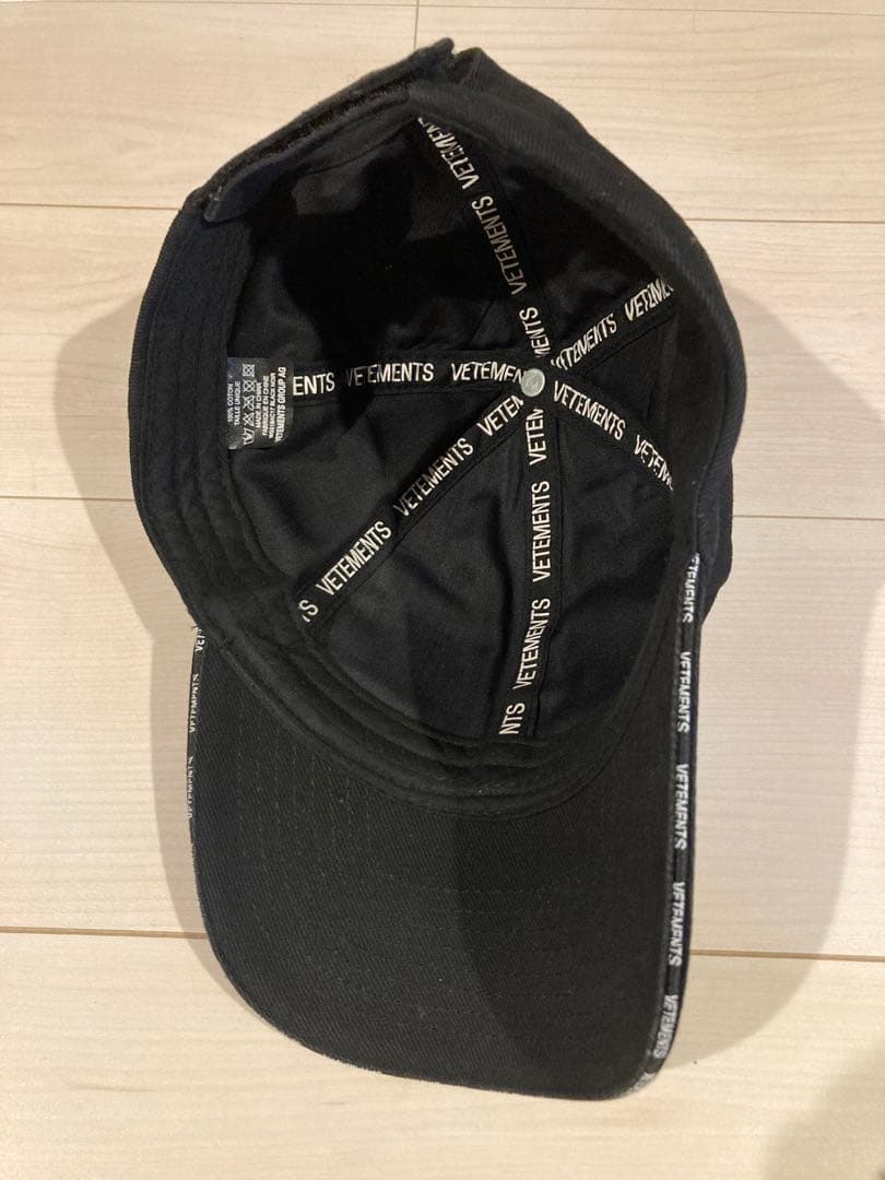 VETEMENTS 18ss ロゴキャップ　デムナ期　100% COTTON