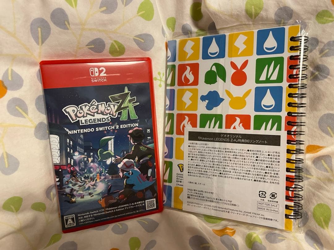 ゆ*き様 ポケモンレジェンズZA Switch2 Editionゲオ特典ノート付