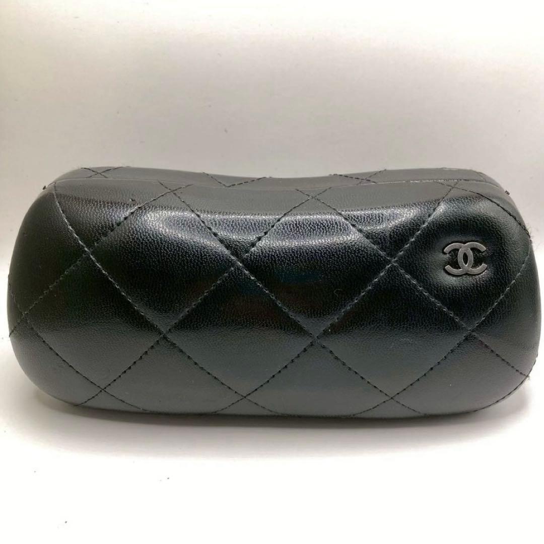 CHANEL シャネル サングラス ココマーク リボン ブラック　白　箱付き