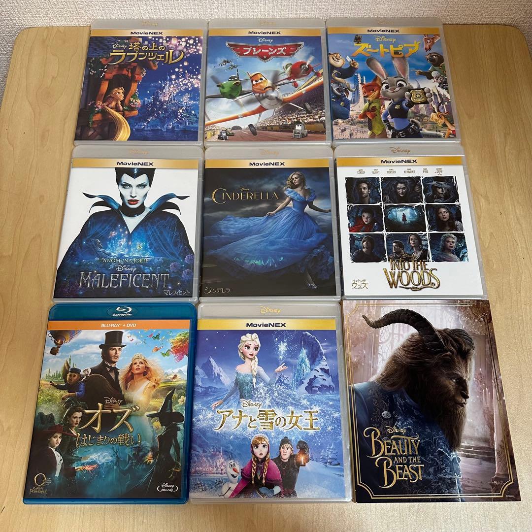 【動作確認済】ディズニー DVD ブルーレイ 12本セット MovieNEX