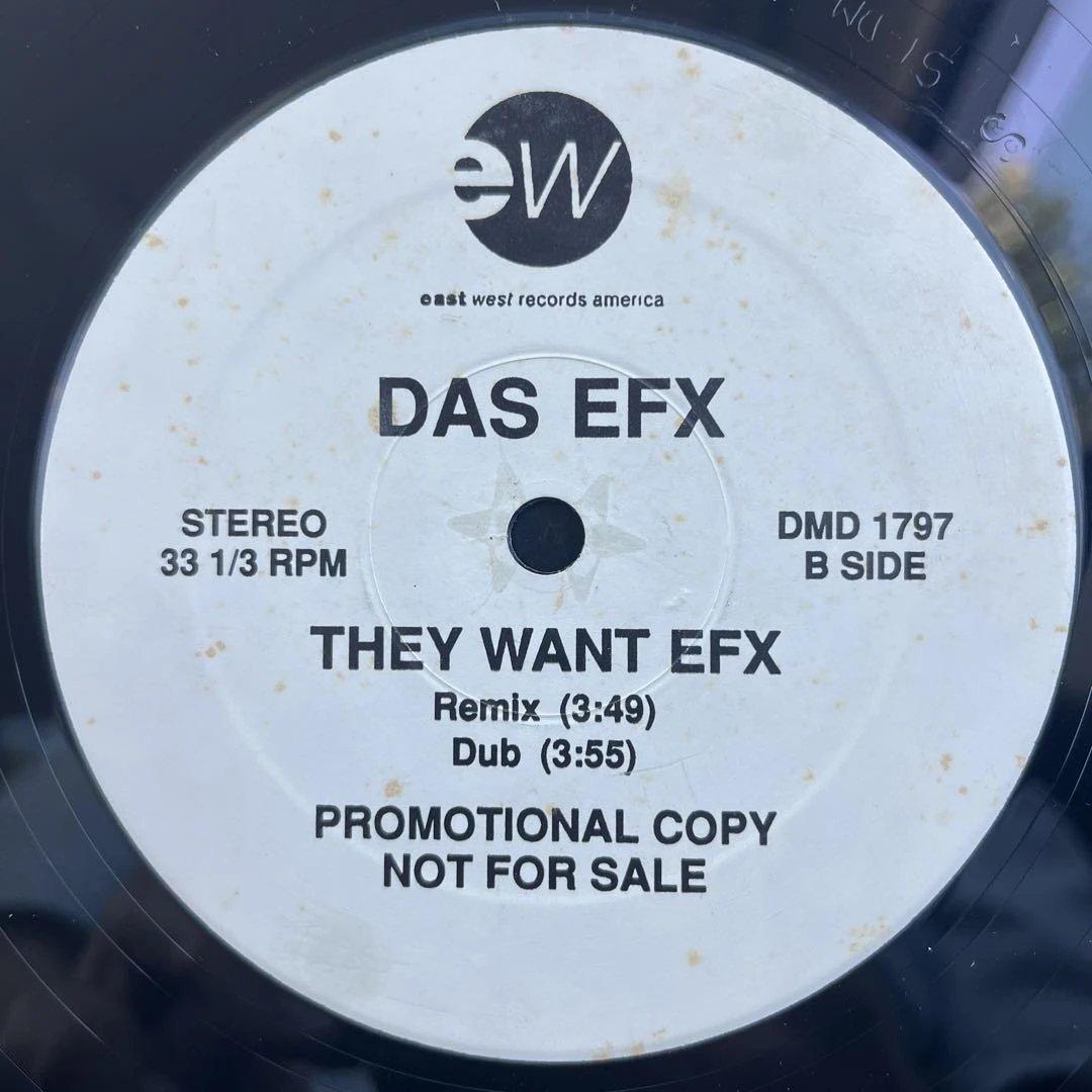 DAS EFX THEY WANT EFX Remix USプロモ 激レア盤