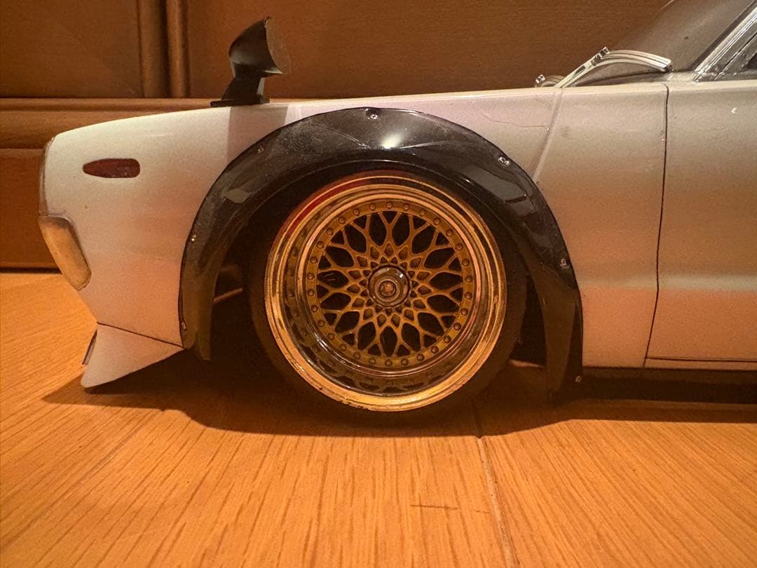 スカイラインGTR ケンメリ　タミヤ　ラジコン　シャーシプロポ付き
