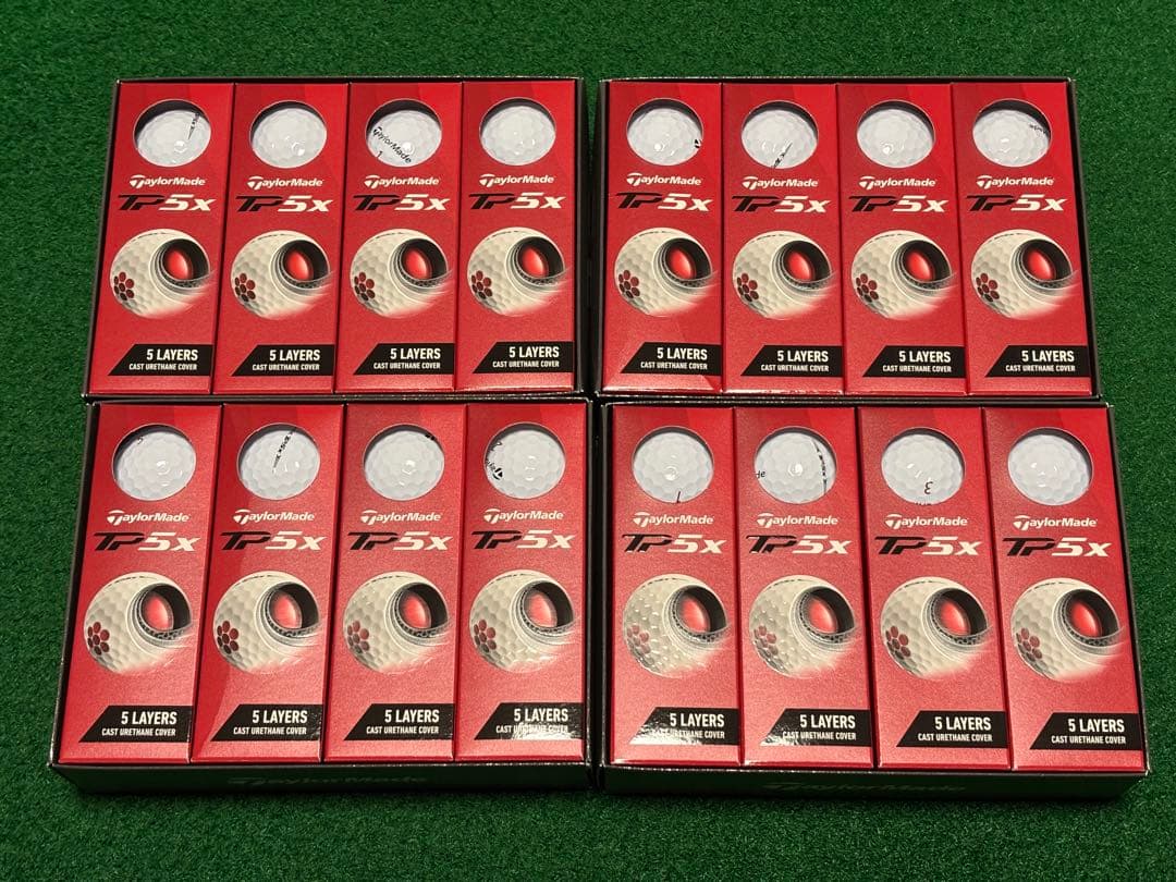 TaylorMade TP5X ゴルフボール 4ケース