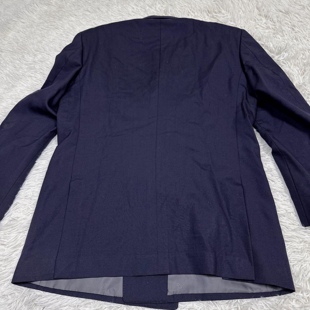 美品✨CHRISTIAN DIOR MONSIEURモヘア混　ダブル紺ブレ M
