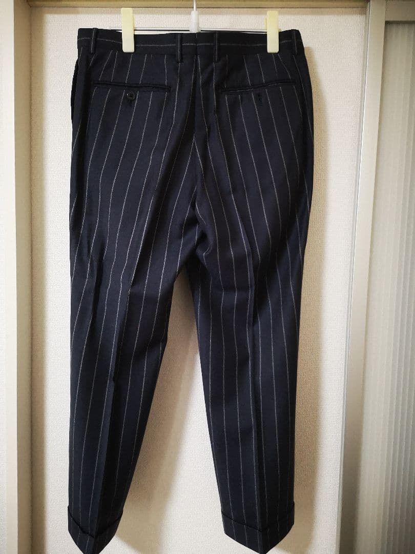 BEAMS F FABRIC ウール ソリッド スーツ上下セット　93 S