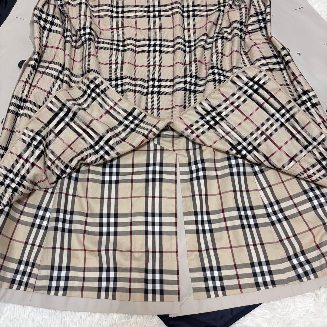 極美品 バーバリー ロンドン トレンチコート ライナー ノバチェック L 袋付
