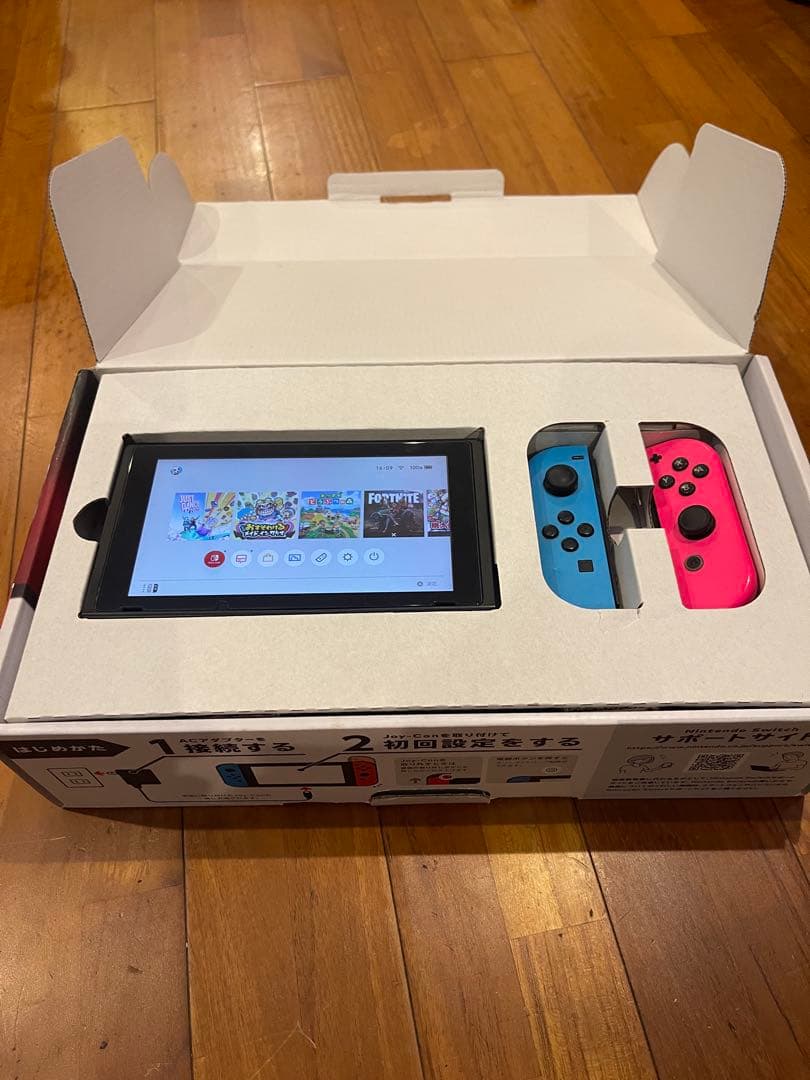 Nintendo Switch 本体 ネオンレッド/ブルー 2017年製造品