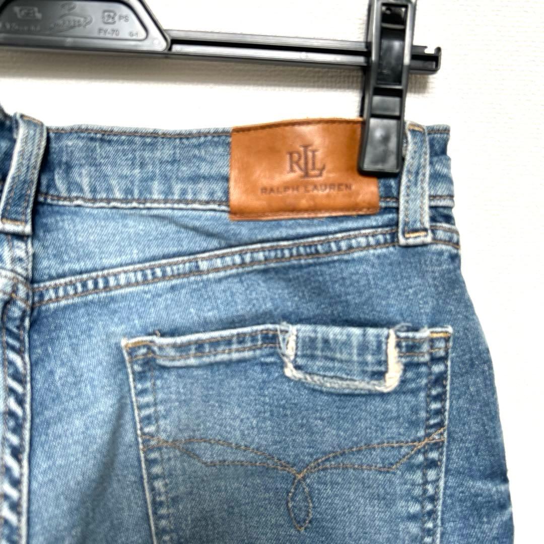 美品★ローレンラルフローレン　パッチワークデニム サイズ2