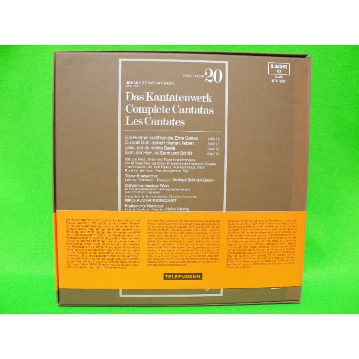 ＬＰレコード　　バッハ＝カンタータ大全集　 第２０巻