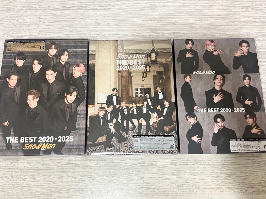  Man THE BEST 2020-2025 初回限定盤A/B/通常盤