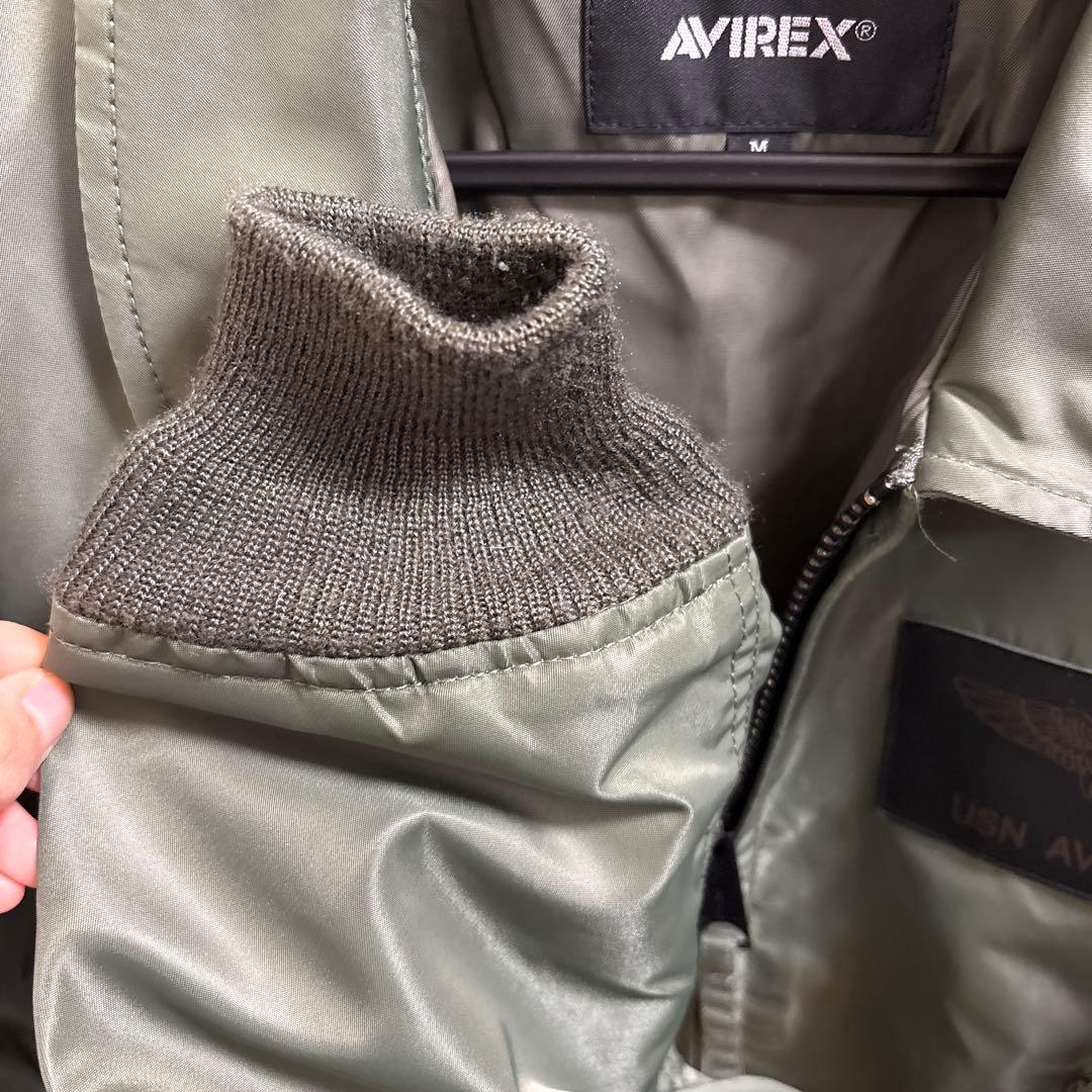 【YF-29】AVIREX MA-1ジャケット Mサイズ オリーブグリーン