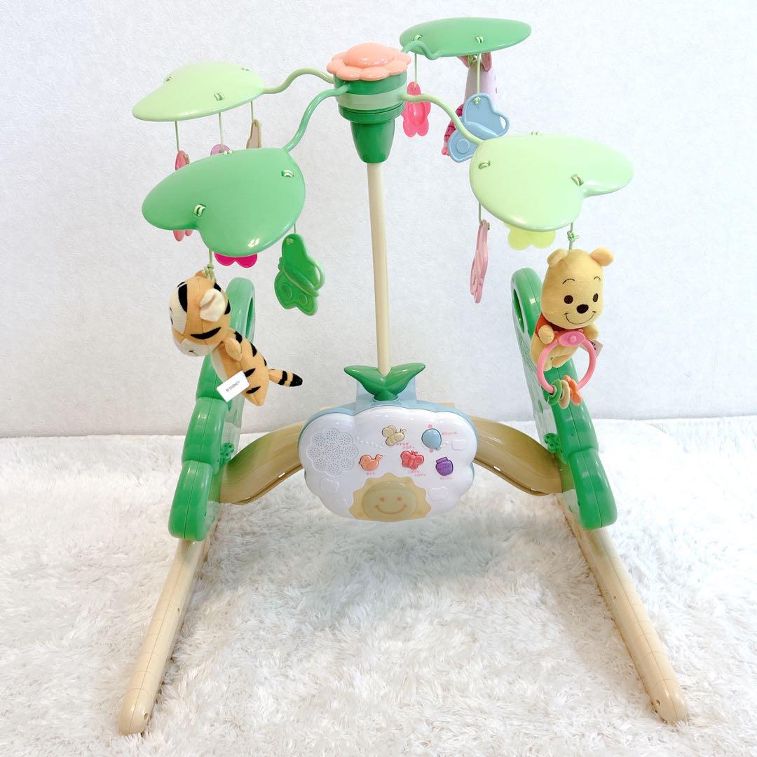 【美品】タカラトミー 6WAYジムにへんしんメリー プーメリー くまのプーさん
