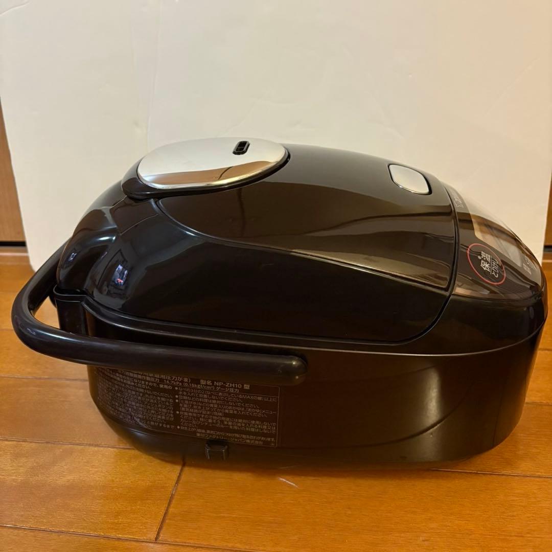 象印　圧力IH炊飯器　NPZH10 2020年製　5.5合 ダークブラウン