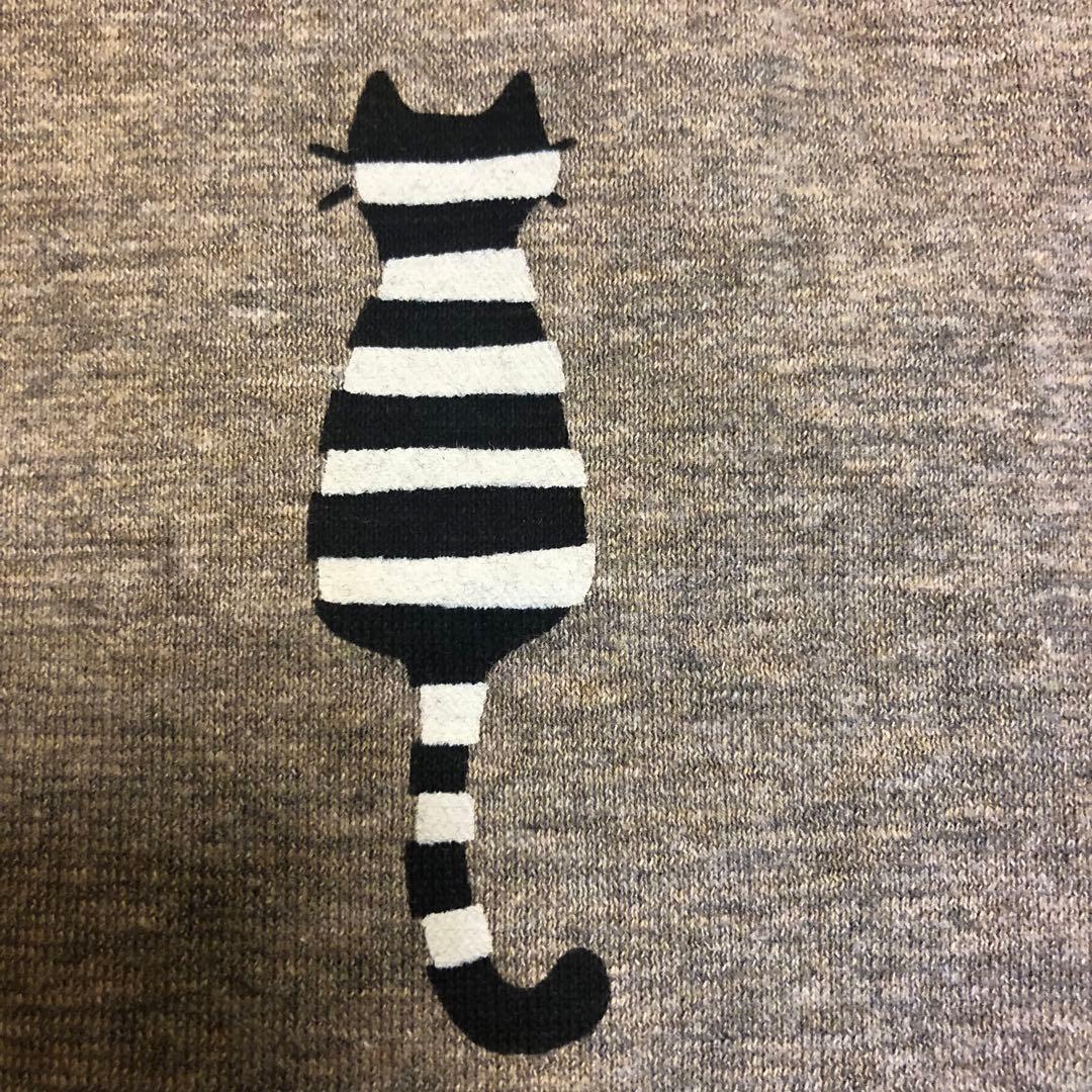 新品 ワコール アツコマタノ ルームウェア パジャマ M 猫柄 グレー系