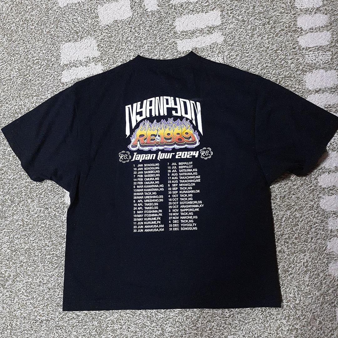 RE. 仲里依紗　3rd アニバーサリーツアーTシャツ　ブラック