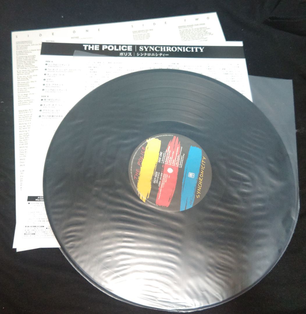 名盤LP100選　ポリス シンクロニシティ 重量盤（200ｇ）