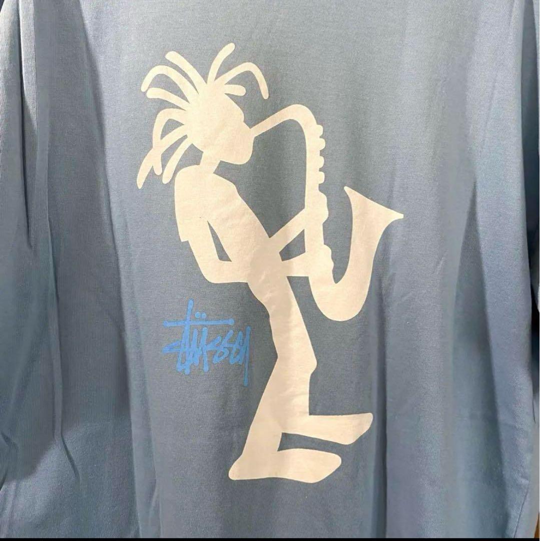 90s OLD STUSSY 赤青タグ USA製 シャドーマン Tシャツ