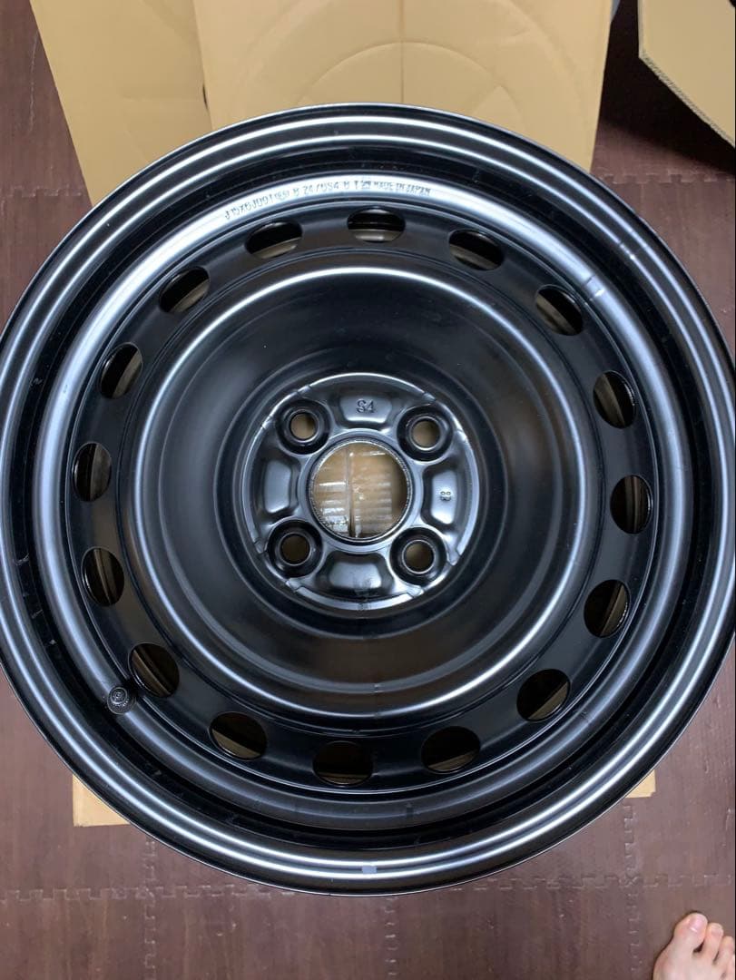 新車外し 純正トヨタスチールホイール