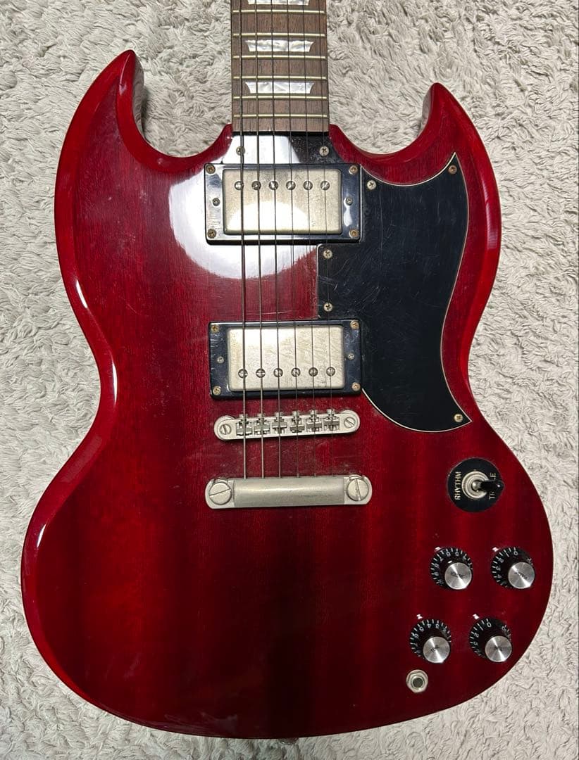値下　Epiphone SG チェリーレッド　エレキギター