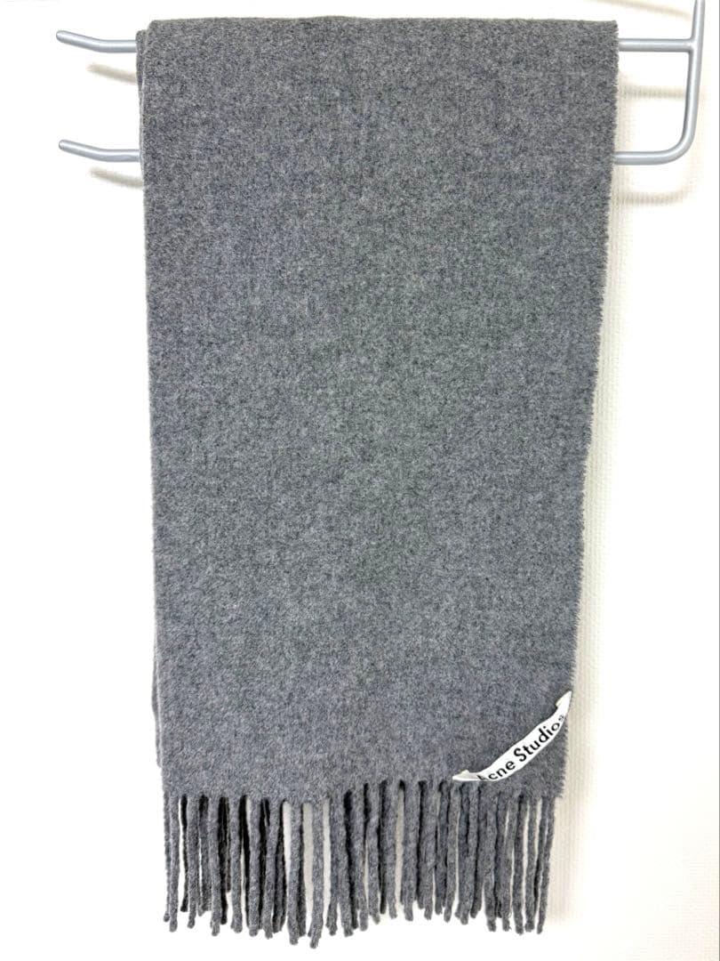 最終価格 Acne Studios グレー マフラー 200x45cm