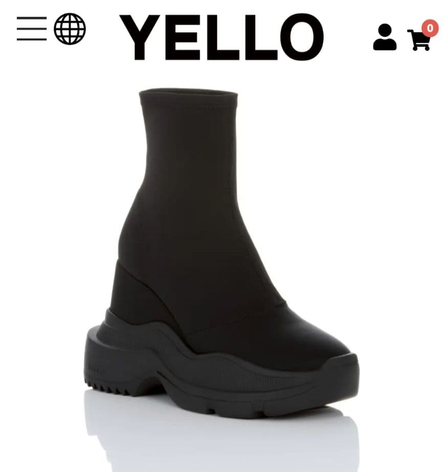【KKMR】新品【YELLO　イエロ】ショートブーツ　L