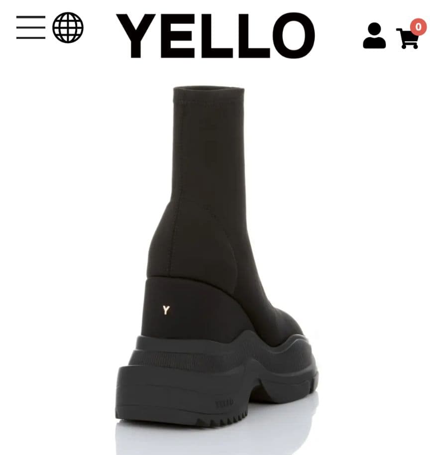 【KKMR】新品【YELLO　イエロ】ショートブーツ　L
