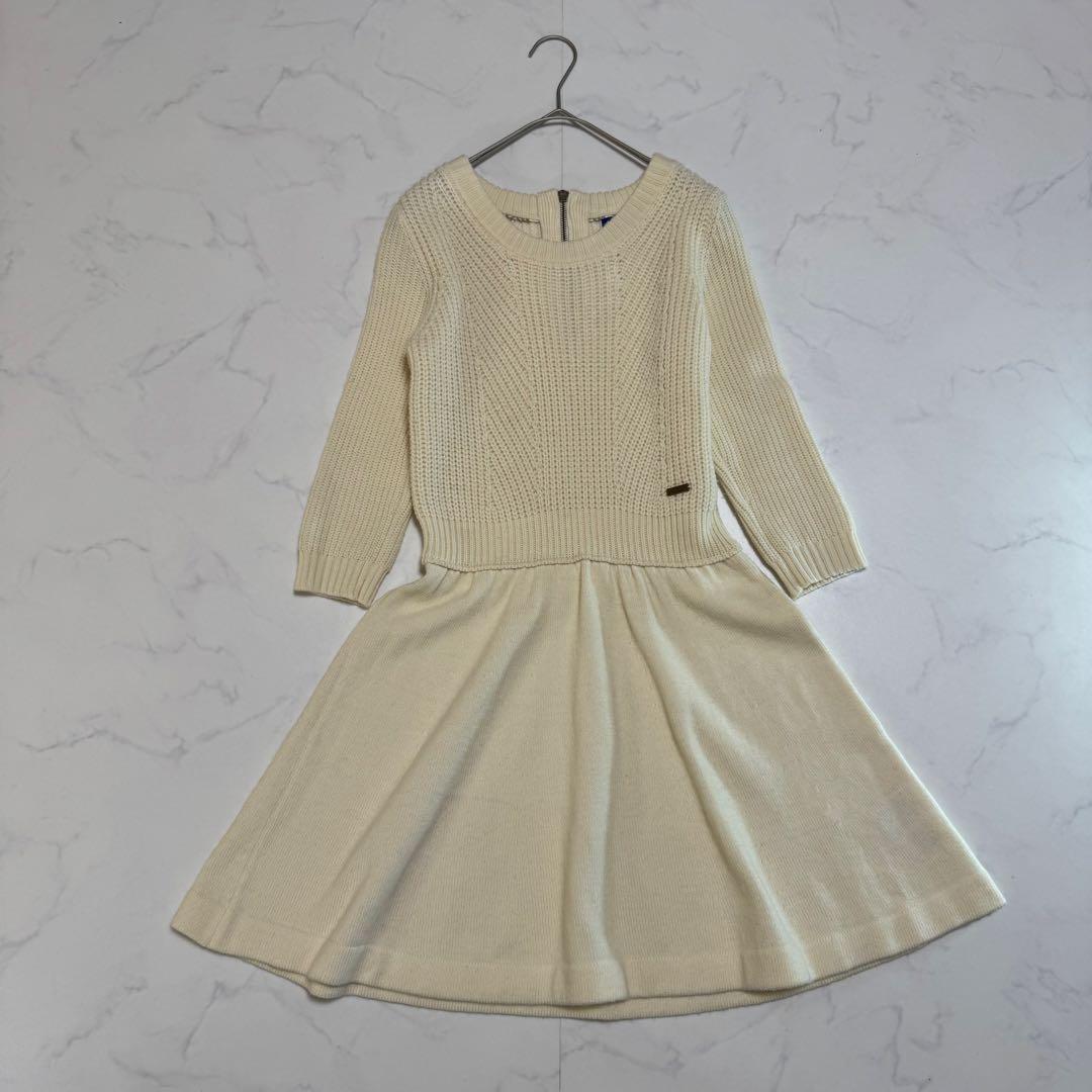 BURBERRY BLUE LABEL ニットフレアワンピース