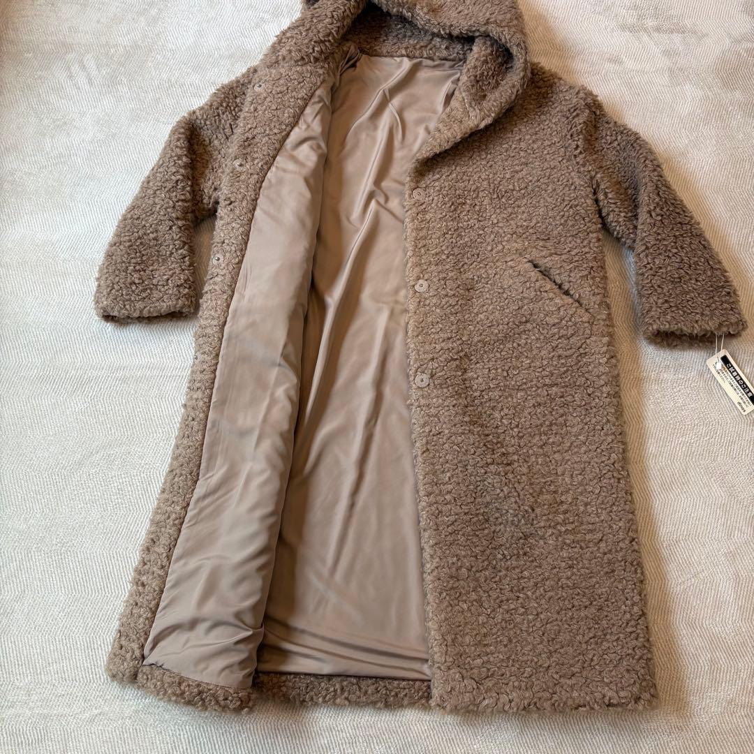 【新品未使用】DAMA collection テディベアコート S フード